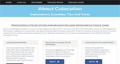 Desktop Screenshot of aboutcolocation.info