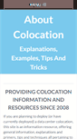 Mobile Screenshot of aboutcolocation.info