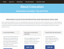 Tablet Screenshot of aboutcolocation.info